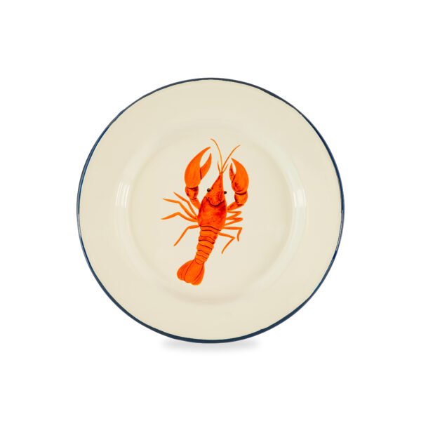 Emaliuota lėkštė "Lobster", 25 cm.