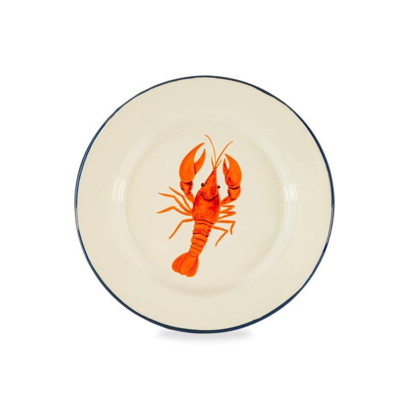 Emaliuota lėkštė "Lobster", 25 cm.