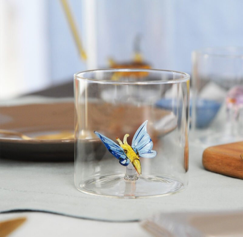 WD LIFESTYLE stiklinė su figūrėle, "Butterfly", 250 ml - Image 2