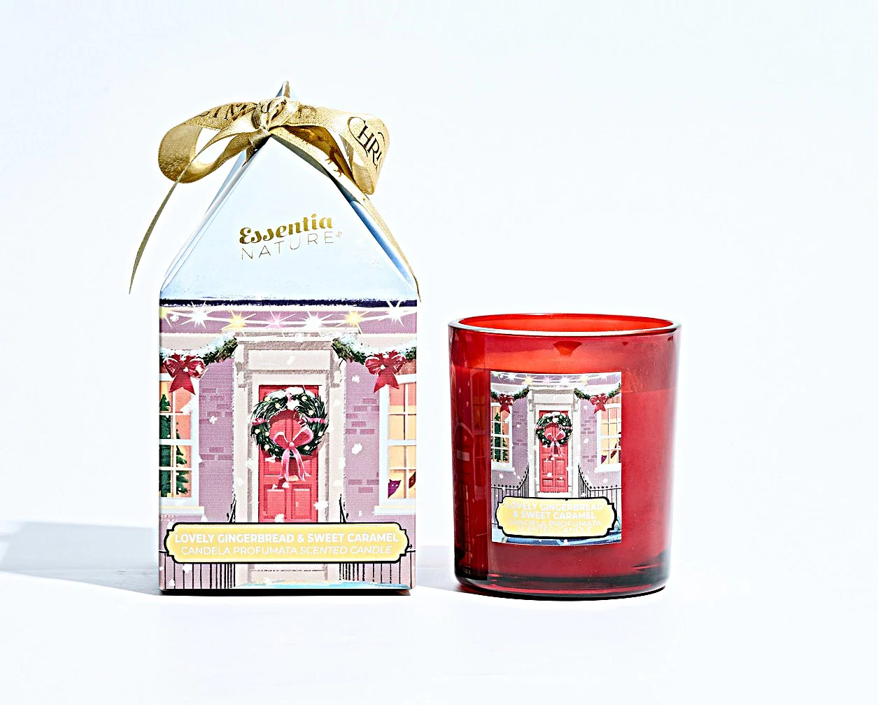 Sojų vaško žvakė - LOVELY GINGERBREAD & SWEET CARAMEL 150 gr.