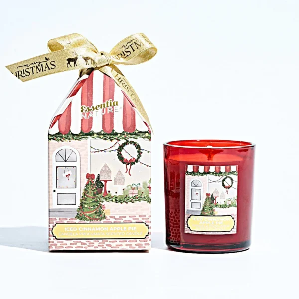 Sojų vaško žvakė - ICE CINNAMON & APPLE PIE 150 gr.