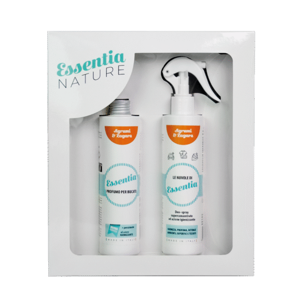 Dovanų rinkinys: Dezinfekuojantis namų purškiklis + Skalbinių parfumas 250 ml - Citrus & Orange Blossom