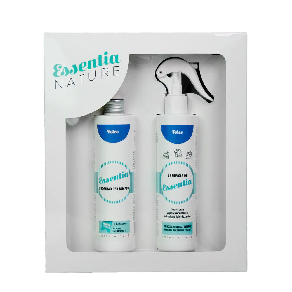 Dovanų rinkinys: Dezinfekuojantis namų purškiklis + Skalbinių parfumas 250 ml - Fern