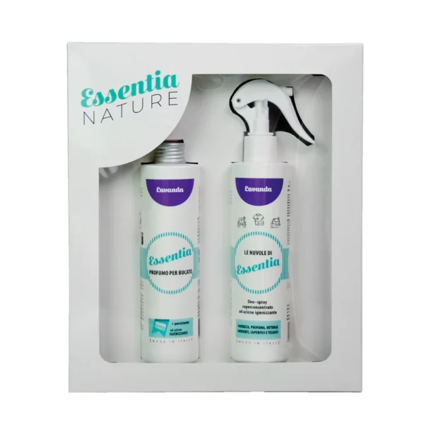 Dovanų rinkinys: Dezinfekuojantis namų purškiklis + Skalbinių parfumas 250 ml - LAVENDER