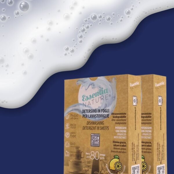 Essentia Ecological skalbimo juostelės indaplovei (80 skalbimų) 2 vnt.