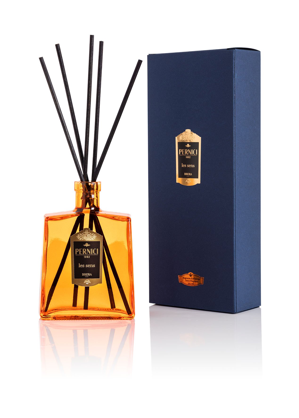 PERNICI namų kvapas su lazdelėmis BRERA 250 ml.